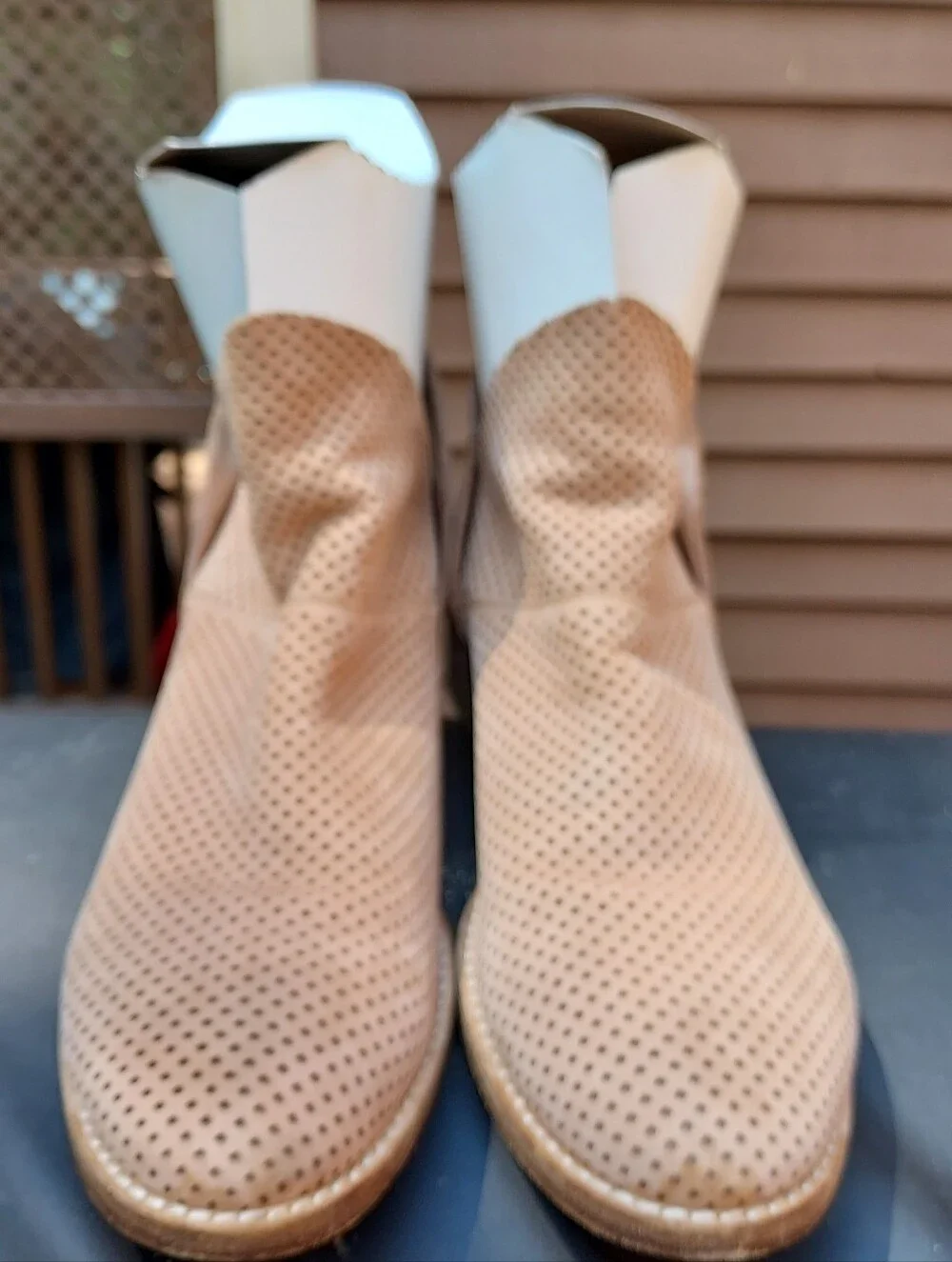 Eileen Fisher LEAF All-leather Ankle Boots Size 9.5